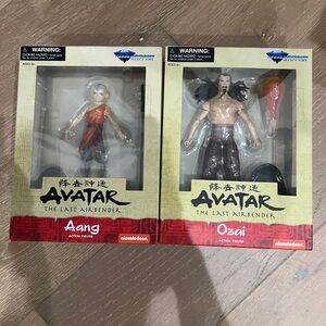 Avatar The Last Airbender Aang and Ozai Action Figures set of 2